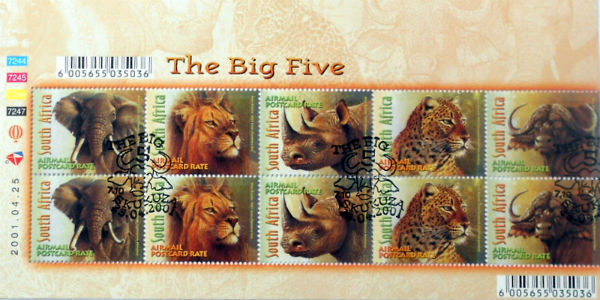 Timbres · Afrique DU SUD