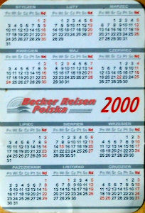 Calendriers · Allemagne