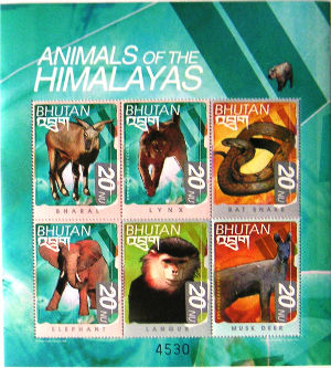 Timbres · Bhutan