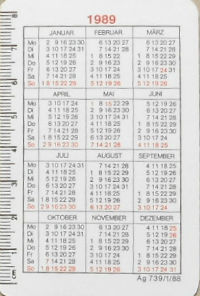 Calendriers · Ddr