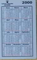 Calendriers · Espagne