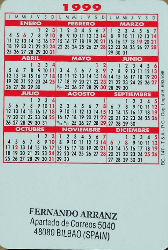 Calendriers · Espagne