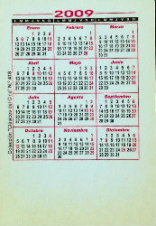 Calendriers · Espagne