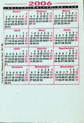 Calendriers · Espagne