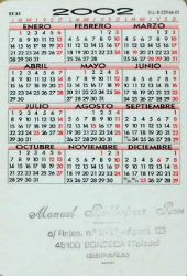 Calendriers · Espagne