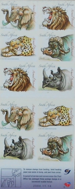 Timbres · Afrique DU SUD