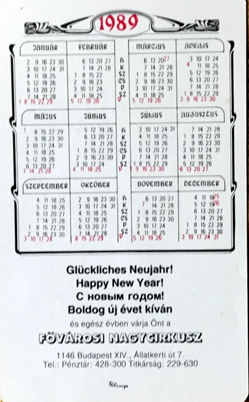 Calendriers · Hongrie