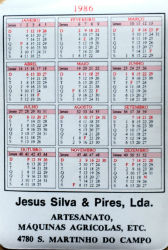 Calendriers · Portugal