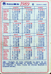 Calendriers · Portugal