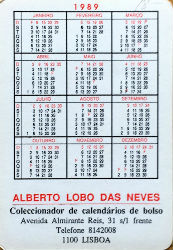 Calendriers · Portugal