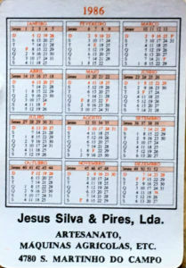 Calendriers · Portugal