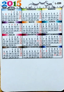 Calendriers · Espagne