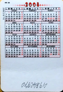 Calendriers · Espagne
