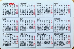 Calendriers · Hongrie