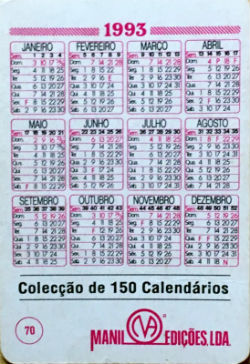 Calendriers · Portugal