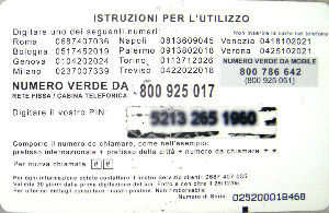 Cartes · Italie