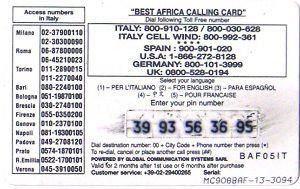 Cartes · Italie