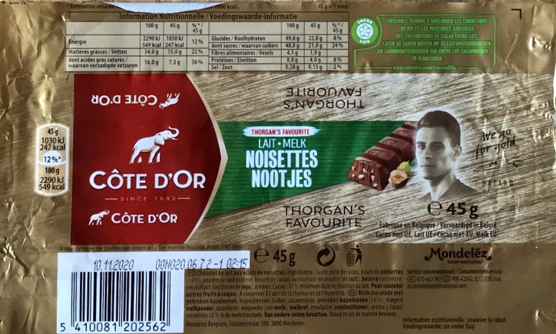 Boîtes & emballages · Côte d'Or