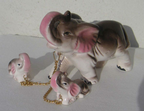 Diverses matières · Elephants EN Porcelaine - Ceramique