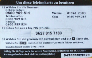 Cartes · Autriche