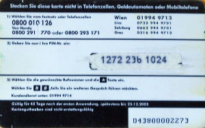 Cartes · Autriche