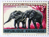 Timbres · Rep. Rwandaise - Rwanda