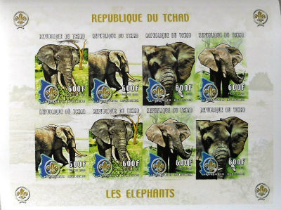 Timbres · Tchad