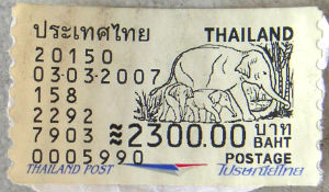 Timbres · Thailande