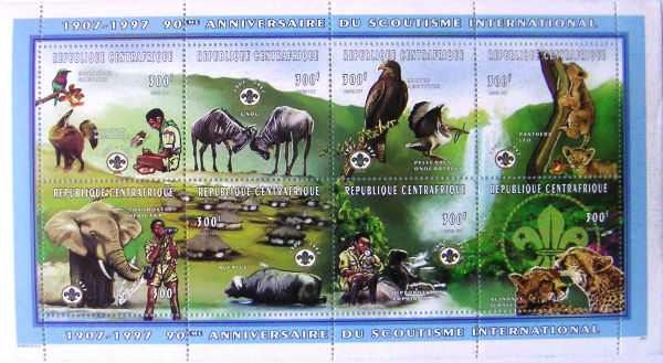 Timbres · Rep. Centrafricaine